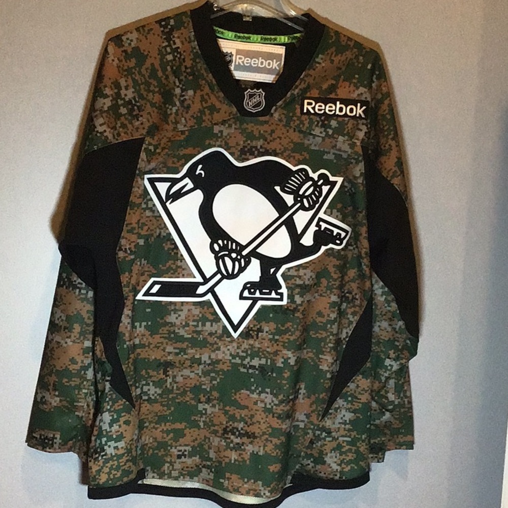 NHL Pittsburgh Penguins digital camo hockey jersey